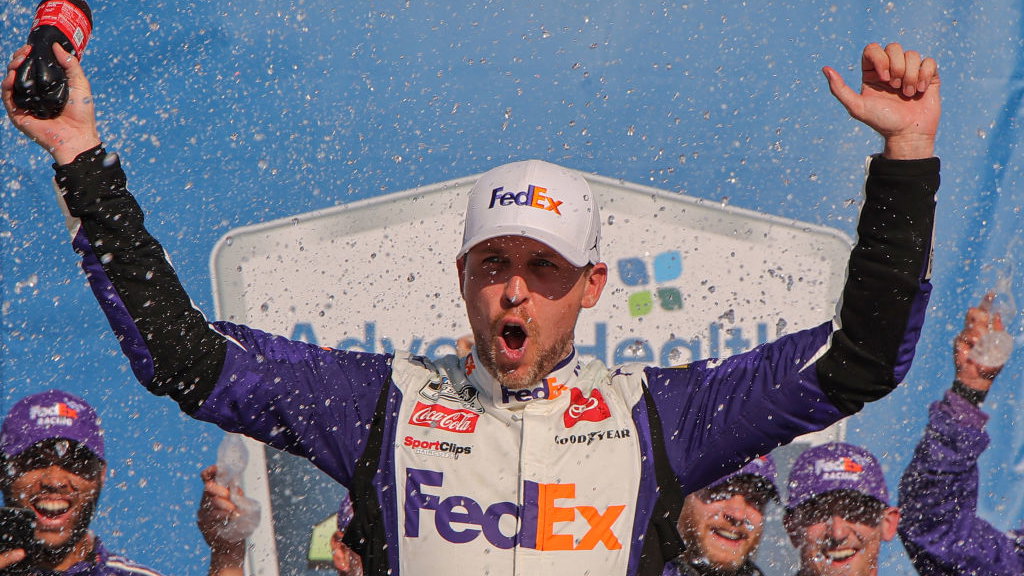 Denny Hamlin, Joe Gibbs Racing at Kansas